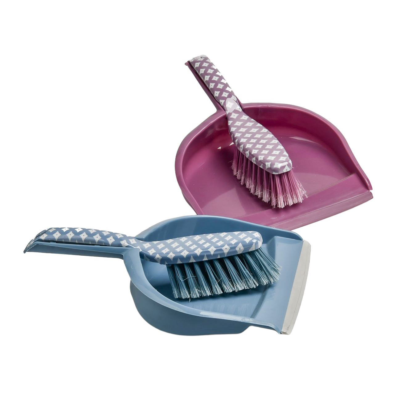 Spazzola e paletta decorata